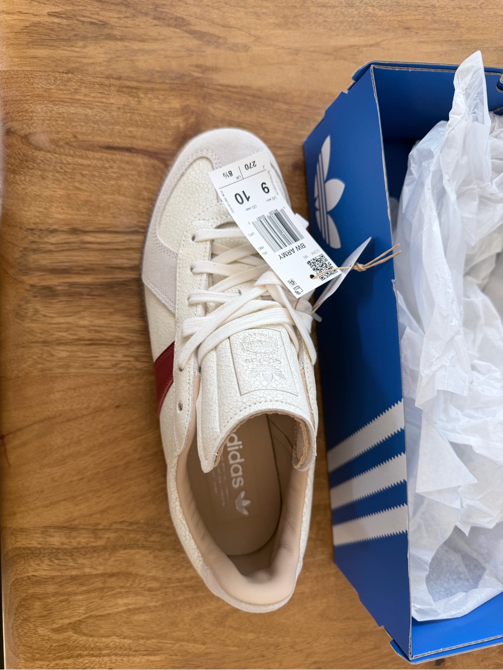 Adidas Cream And Red Men's Sneakers